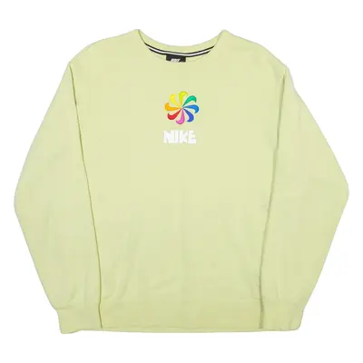 NIKE Mens Sweatshirt Green S
