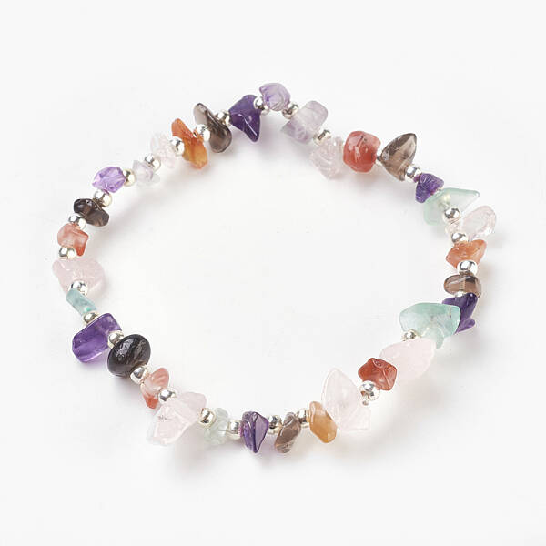 Natural & Synthetic Gemstone Bead Bracelets