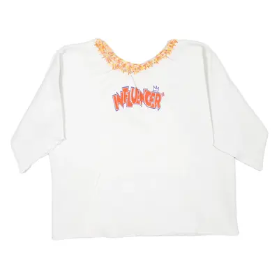 Influencer Womens Sweatshirt White XL
