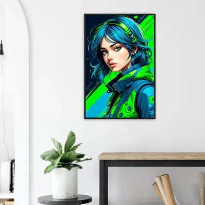Neon Dreams - Vibrant Wall Decor