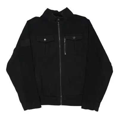 Guess Jacket - 2XL Black Cotton