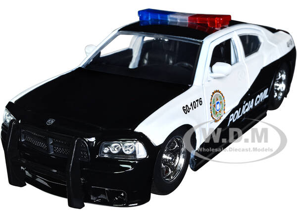 2006 Dodge Charger Police Black and White \