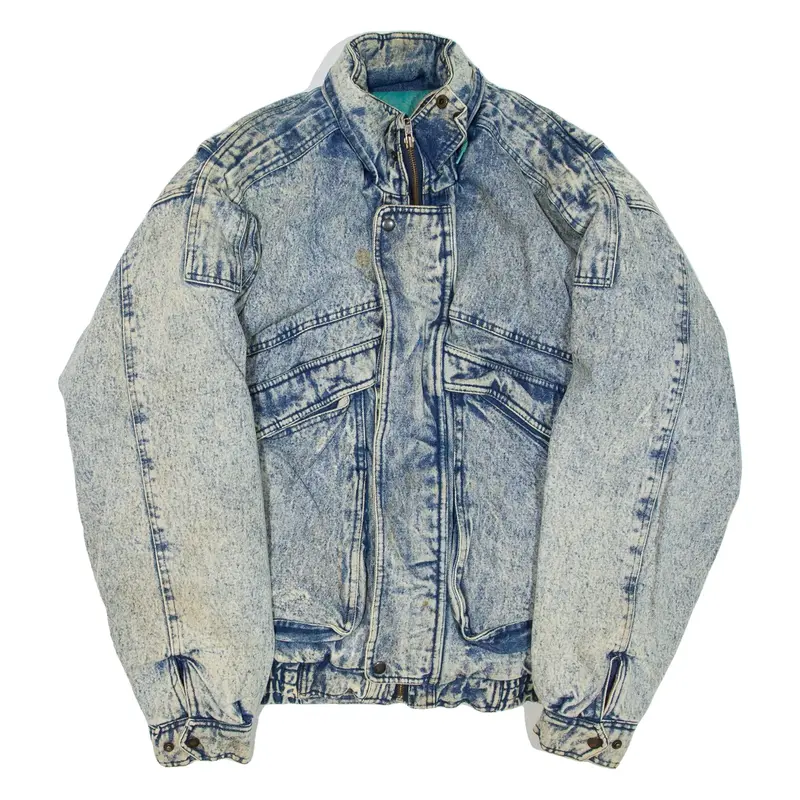 Mens Denim Jacket Blue L