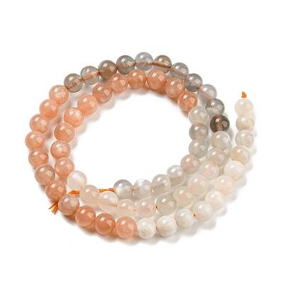Natural Multi-Moonstone Beads Strands