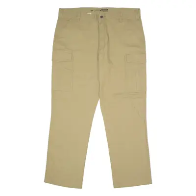 CARHARTT Cargo Workwear Mens Canvas Trousers Beige Relaxed Straight W40 L32