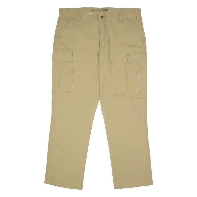 CARHARTT Cargo Workwear Mens Canvas Trousers Beige Relaxed Straight W40 L32