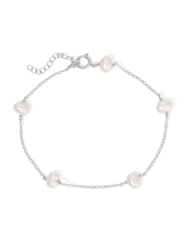 Laken Bracelet | Metal Color: Silver | Length: Adjustable 7 - 8 inches