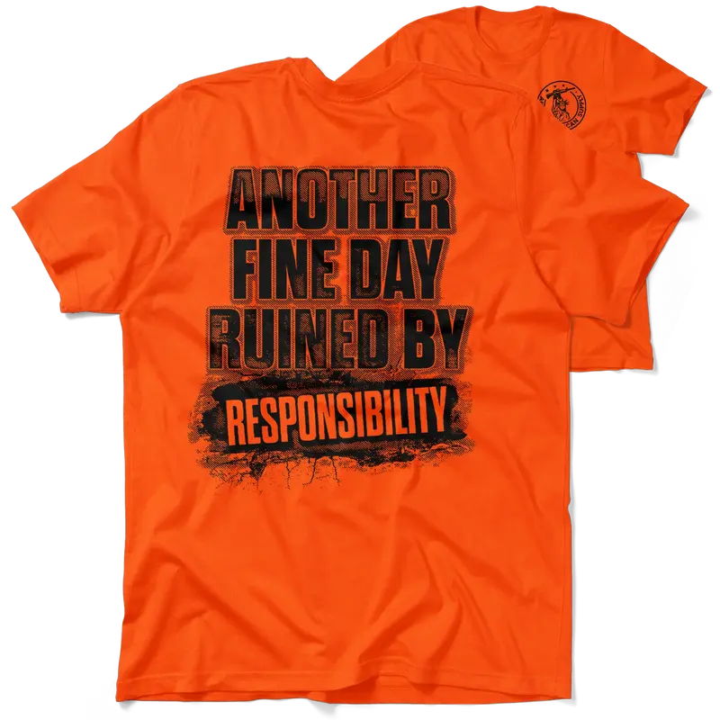 Responsibility - Safety Orange T-Shirt