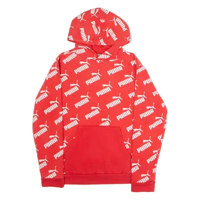 PUMA Boys Red Hoodie 13-14Y
