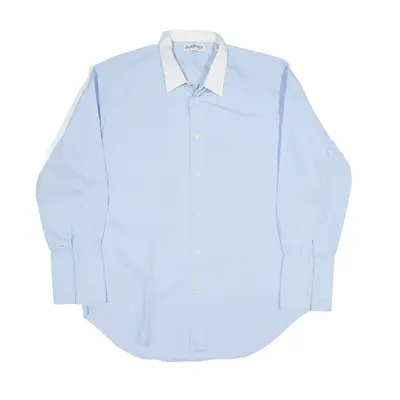 LLE DE FRANCE Plain Shirt Black Long Sleeve Mens L