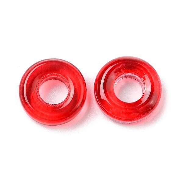 Transparent Glass European Beads