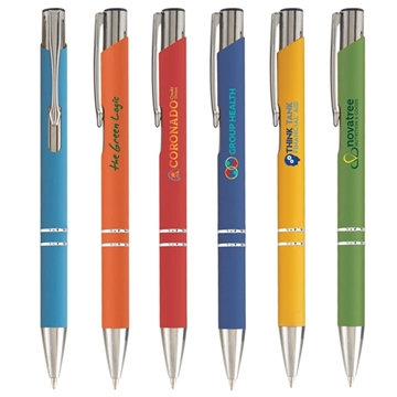 100 Customized Tres-Chic Softy Brights - ColorJet - Soft Touch & ...