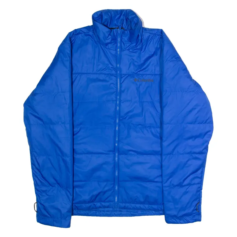COLUMBIA Mens Quilted Jacket Blue M