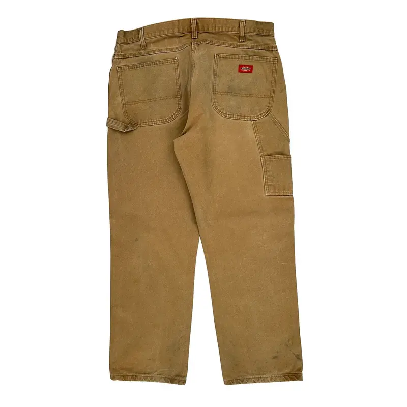 Dickies Carpenter Trousers - 38? Waist Brown Cotton