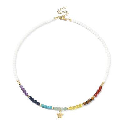 304 Stainless Steel Star Pendant Necklace