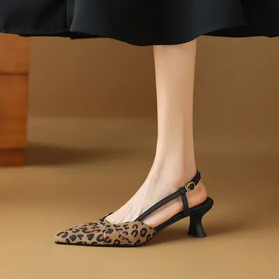 CHIKO Jarmal Pointy Toe Kitten Heels Slingback Shoes
