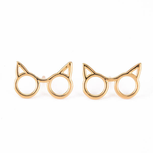 Brass Stud Earring Findings