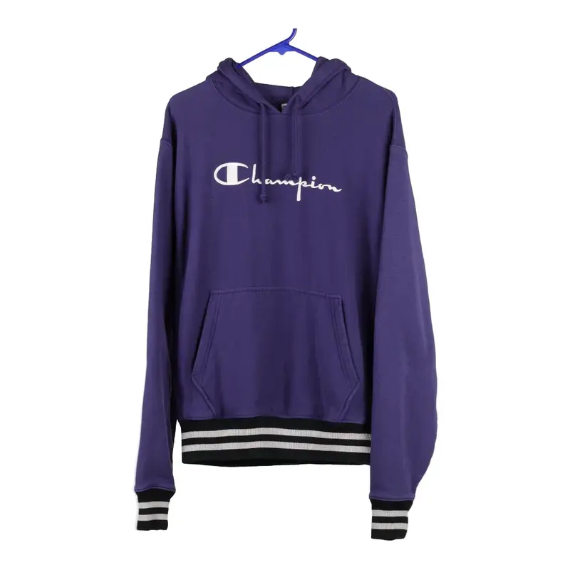 Reverse Weave Champion Hoodie - Medium Navy Cotton
