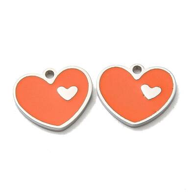 304 Stainless Steel Enamel Charms