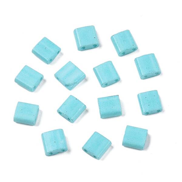 2-Hole Baking Paint Glass Seed Beads