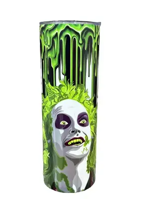 Beetle Juice - BeetleJuice - Beetle Juice - 20oz oz 20 oz. 20oz. Skinny Sublimation Tumbler - Amy's Tumbler Junkies - Your Fa...