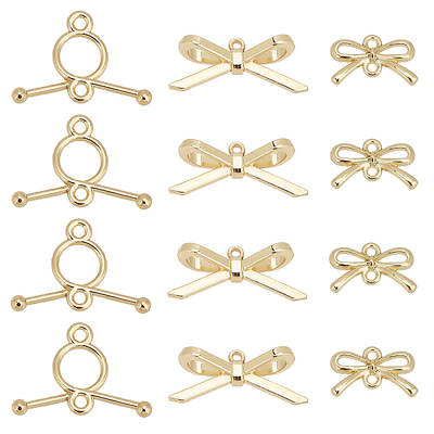 60Pcs 3 Style Alloy Links/Connectors