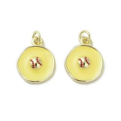 Brass Enamel Pendants