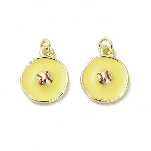 Brass Enamel Pendants