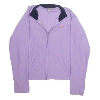 NIKE Womens Track Jacket Purple M