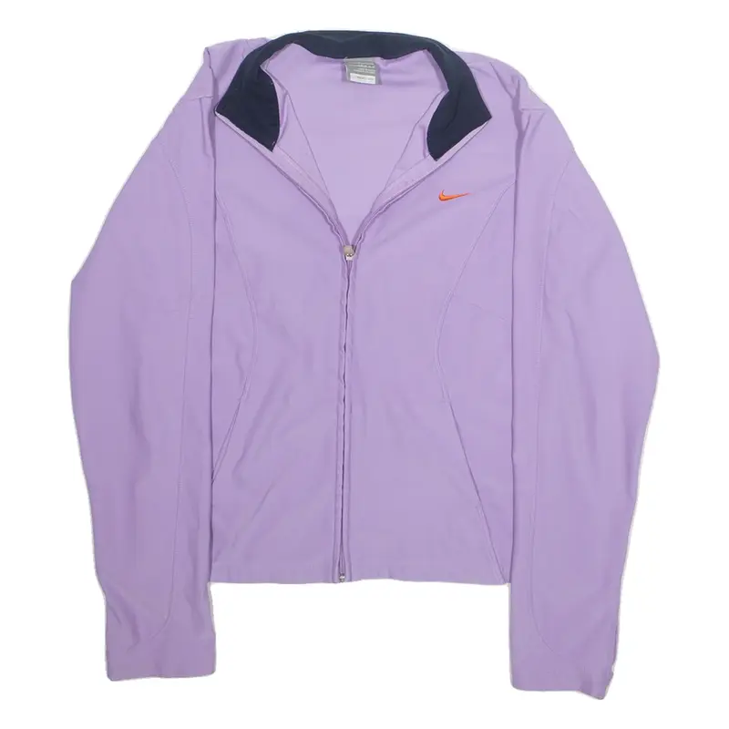 NIKE Womens Track Jacket Purple M