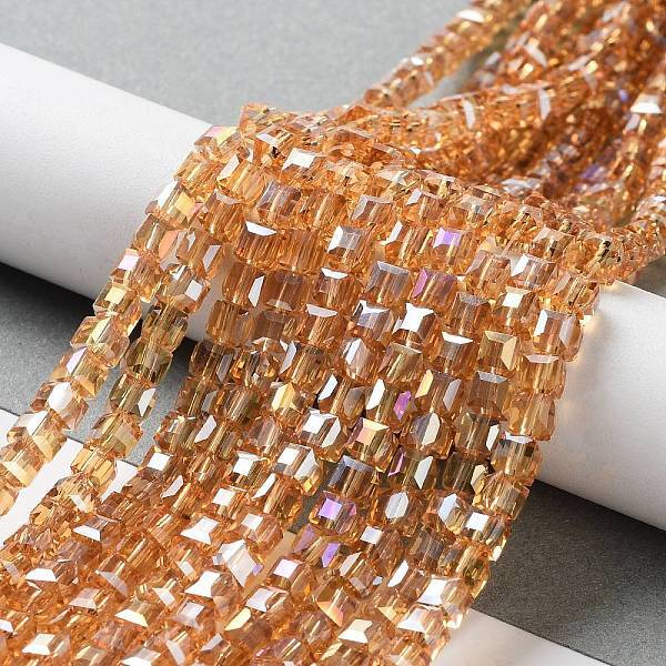 Electroplate Glass Bead Strands