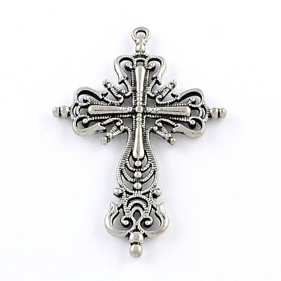 Tibetan Style Zinc Alloy Big Pendants