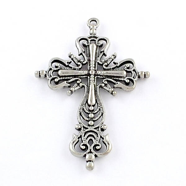 Tibetan Style Zinc Alloy Big Pendants