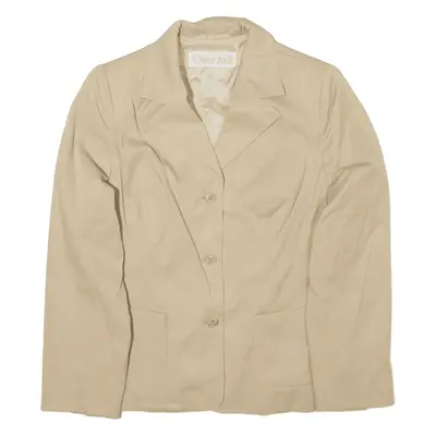 OLIVIER STRELLI Blazer Jacket Beige Womens S