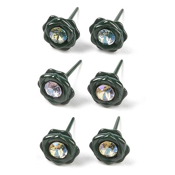 Hypoallergenic Bioceramics Zirconia Ceramic Stud Earrings
