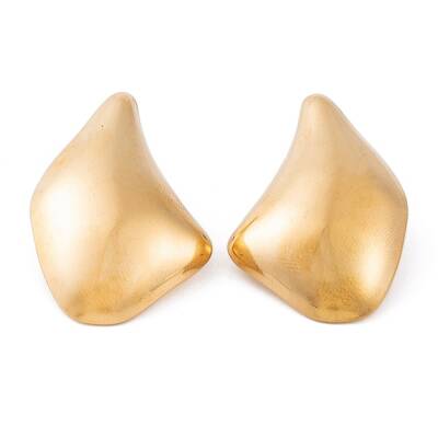 Ion Plating(IP) 304 Stainless Steel Stud Earrings for Women