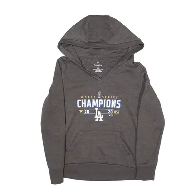 FANATICS LA Dodgers USA Hoodie Grey Pullover Mens S
