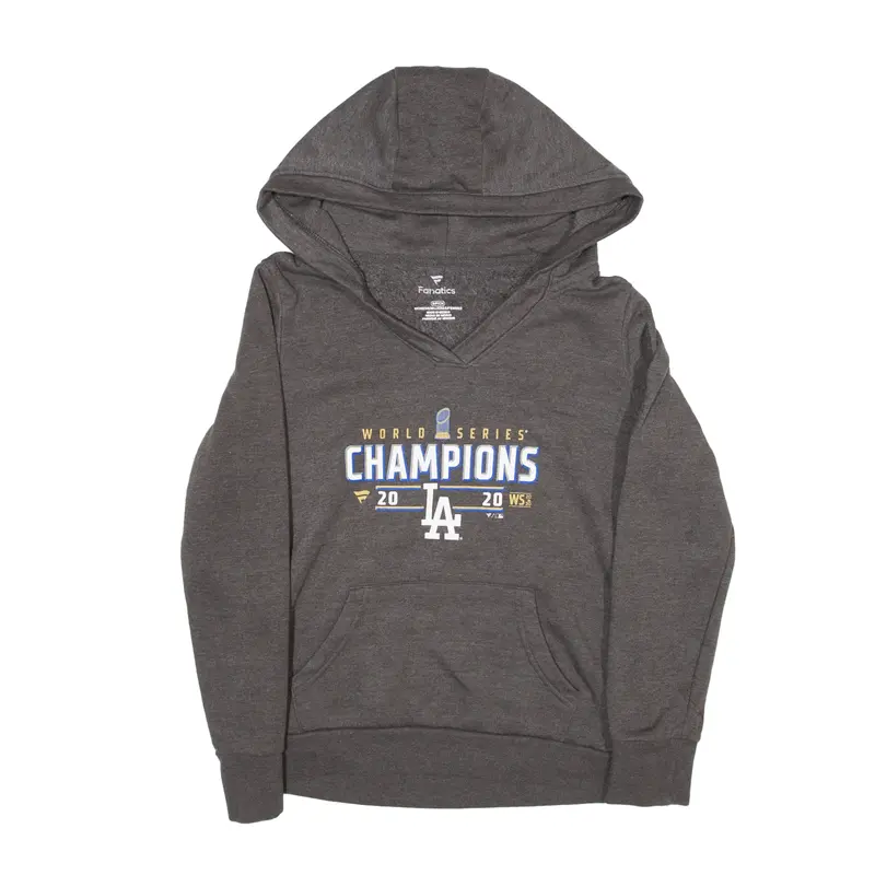 FANATICS LA Dodgers USA Hoodie Grey Pullover Mens S
