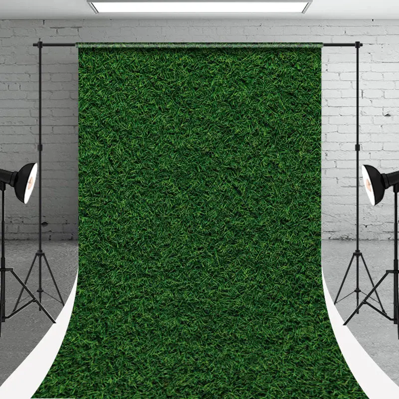 Greenery Spring Fresh Grass Lawn Sweep Backdrop - Aperturee