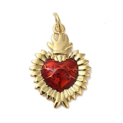 Rack Plating Brass Enamel Pendants