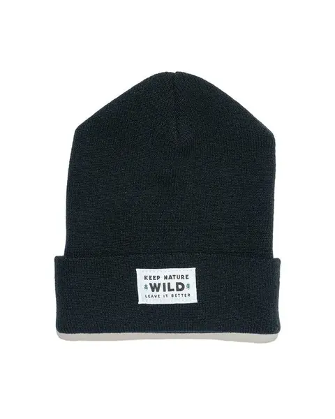 Twin Pines Cuffed Beanie | Black