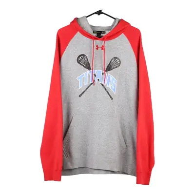 Titans Hockey Under Armour Hoodie - Large Grey Cotton