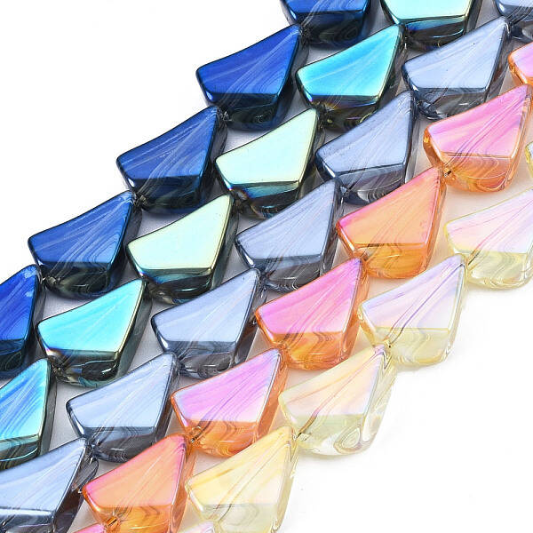 Electroplate Glass Beads Strands