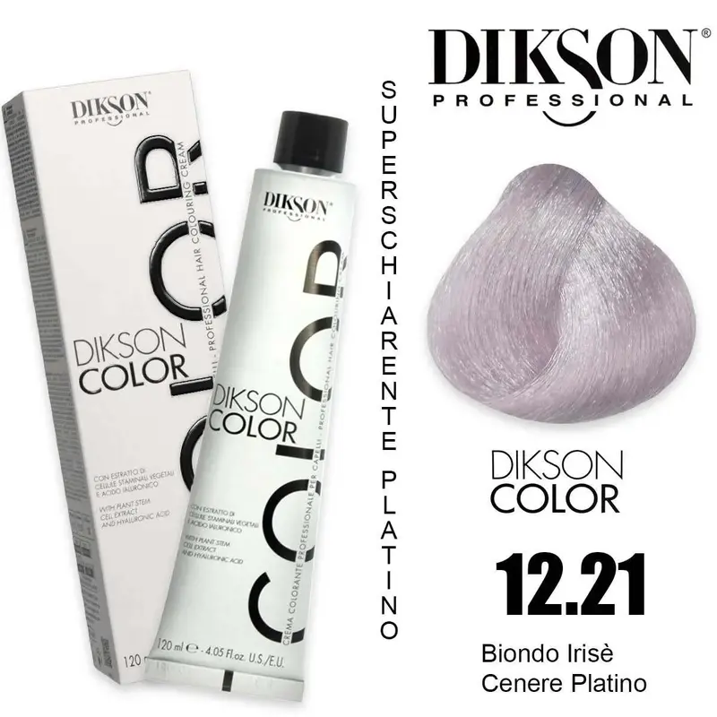 Dikson Color 120 Ml 12.21 Iris Ash Blonde