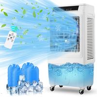 【GARVEE】 Evaporative Air Cooler, GARVEE 3000CFM Swamp Cooler With Remote Control and 12H Timer, 4 Ice Packs, 3 Modes & Wi...