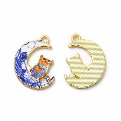 Alloy Printed Pendants
