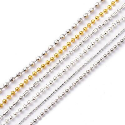 Brass & Stainless Steel Ball Chains