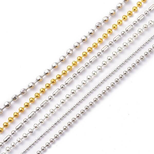 Brass & Stainless Steel Ball Chains