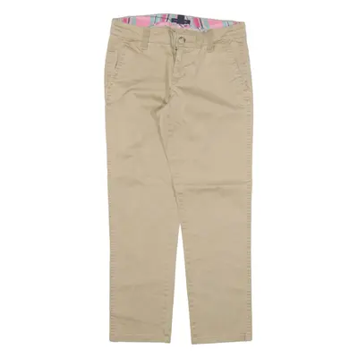 TOMMY HILFIGER Trousers Beige Slim Straight Womens W28 L26