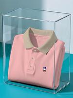 Men's Regular Fit Skull & Rabbit Print Polo Shirt, Casual Short Sleeve Collared Top for Summer, Fashion Men's Clothes for Dai...